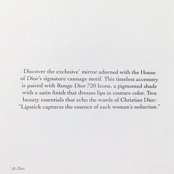 DIOR EXCLUSIVE POCKET MIRROR AND ROUGE DIOR FLORAL LIP CARE LONG WEAR - Picture 4 of 5